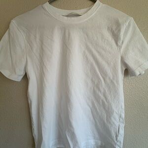 Zara White Short Sleeve Tee